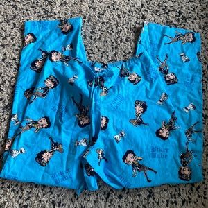 NWOT Betty Boop Biker Babe Pajama Pants Y2K